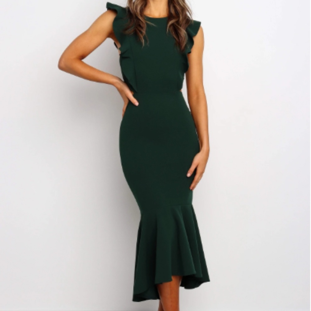 Petal & Pup Avani Dress | Emerald | Size 6